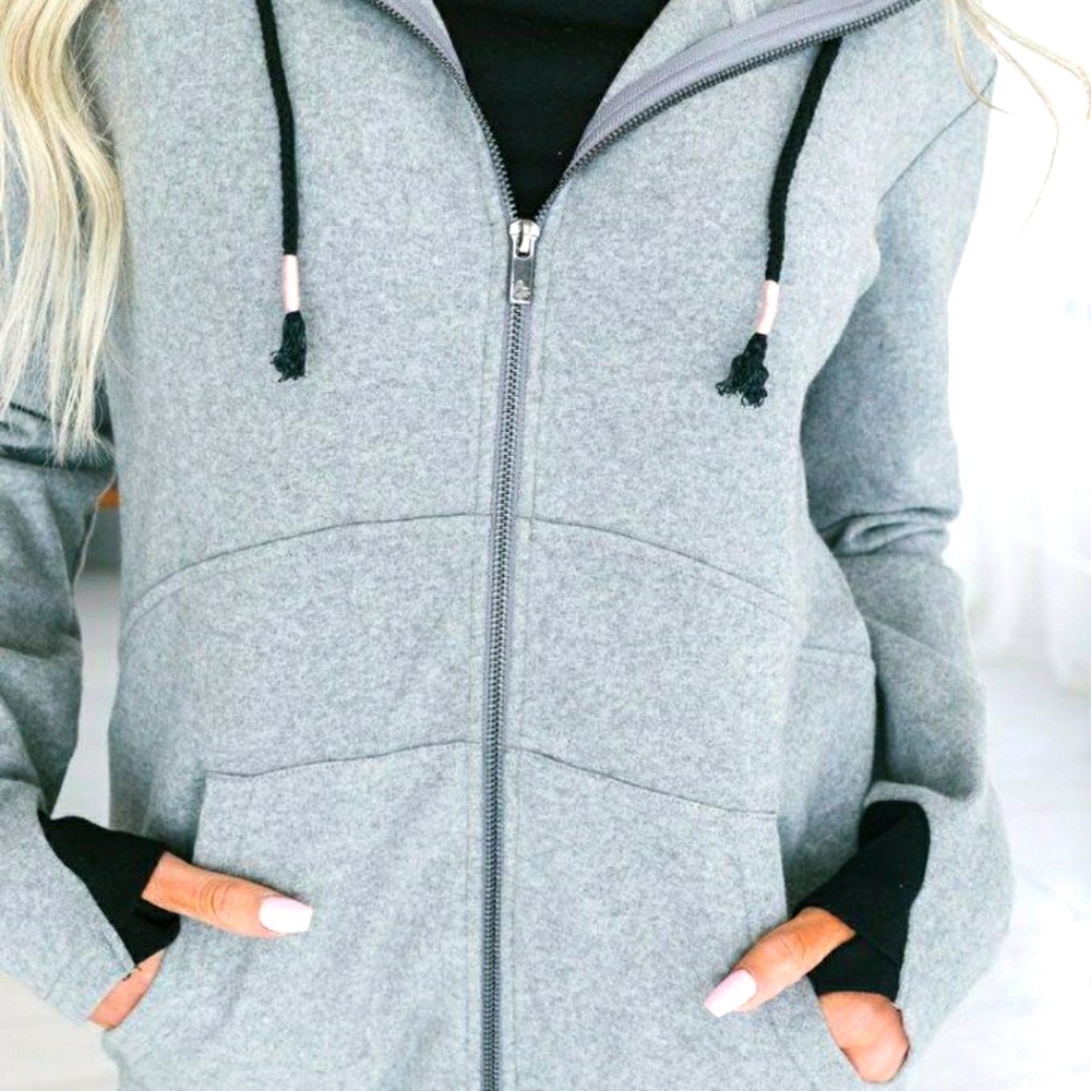 Mindy Maes Market zip hoodie